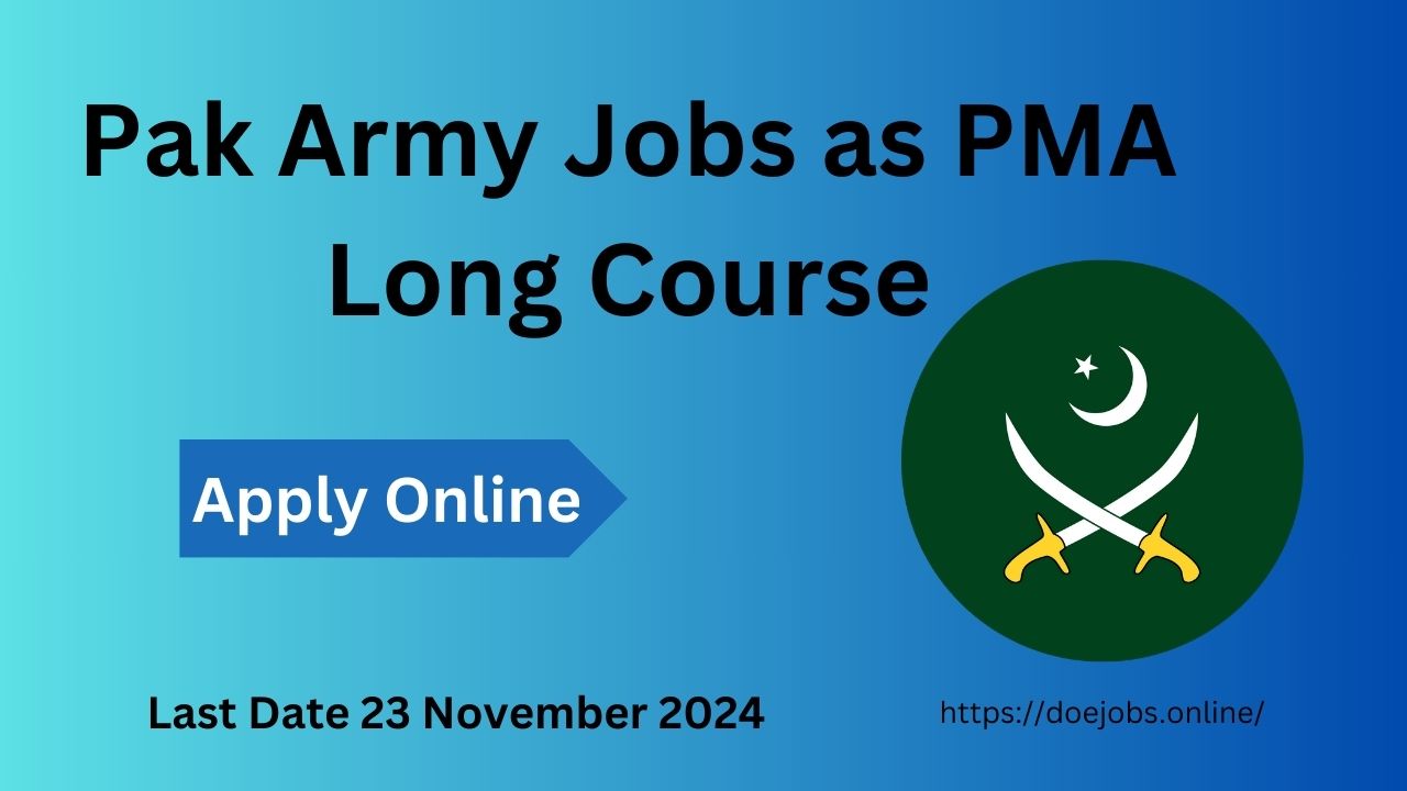 Pak Army Jobs as PMA Long Course