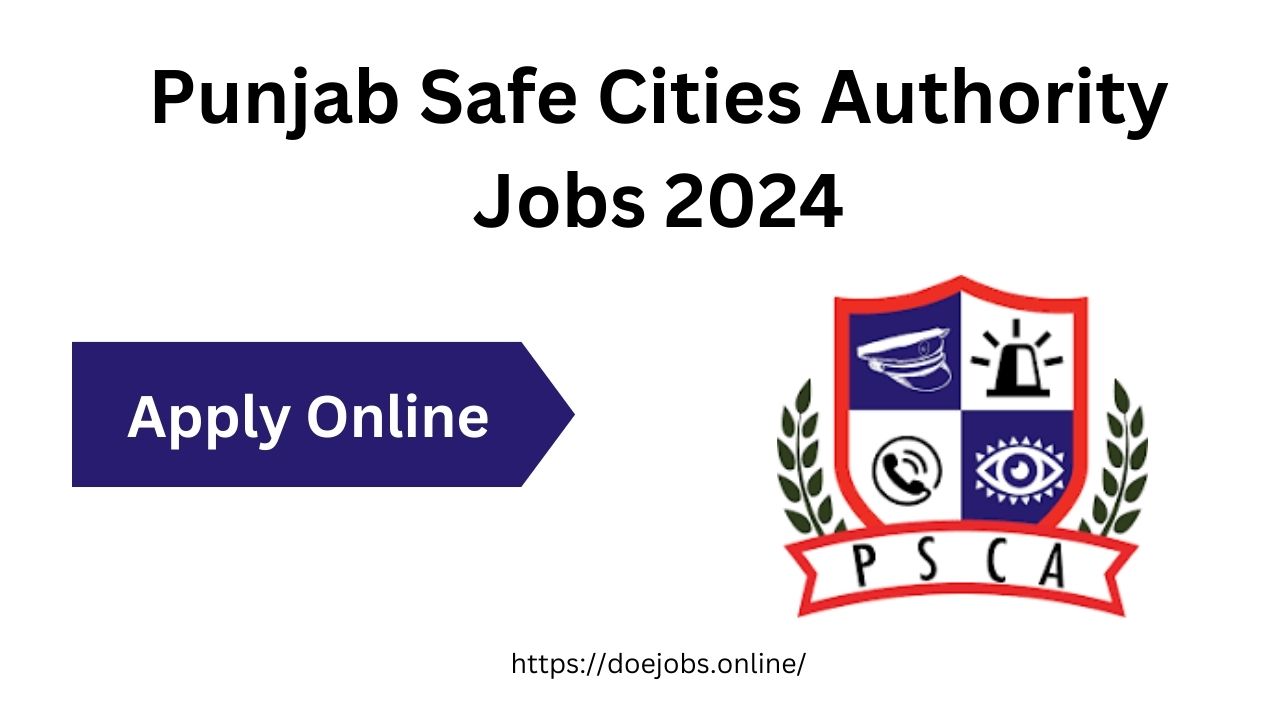 Punjab Safe Cities Authority Jobs 2024